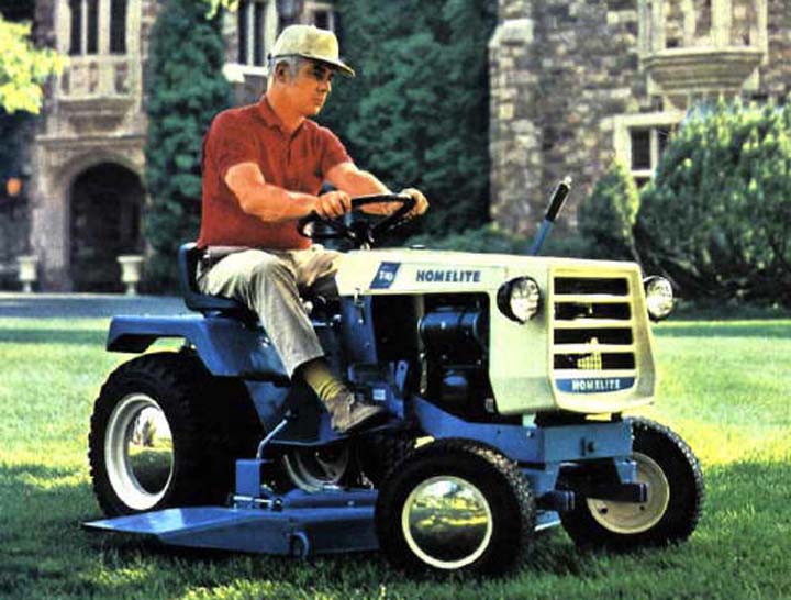 Michael s Tractors Simplicity and Allis Chalmers Garden Tractors Large frame Homelite Tractors built by AC